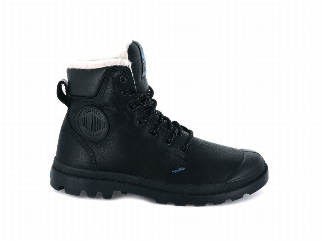 Palladium Pampa Sport Cuff Wps Damen Stiefel Wasserdicht Schwarz ||415807-QWY||